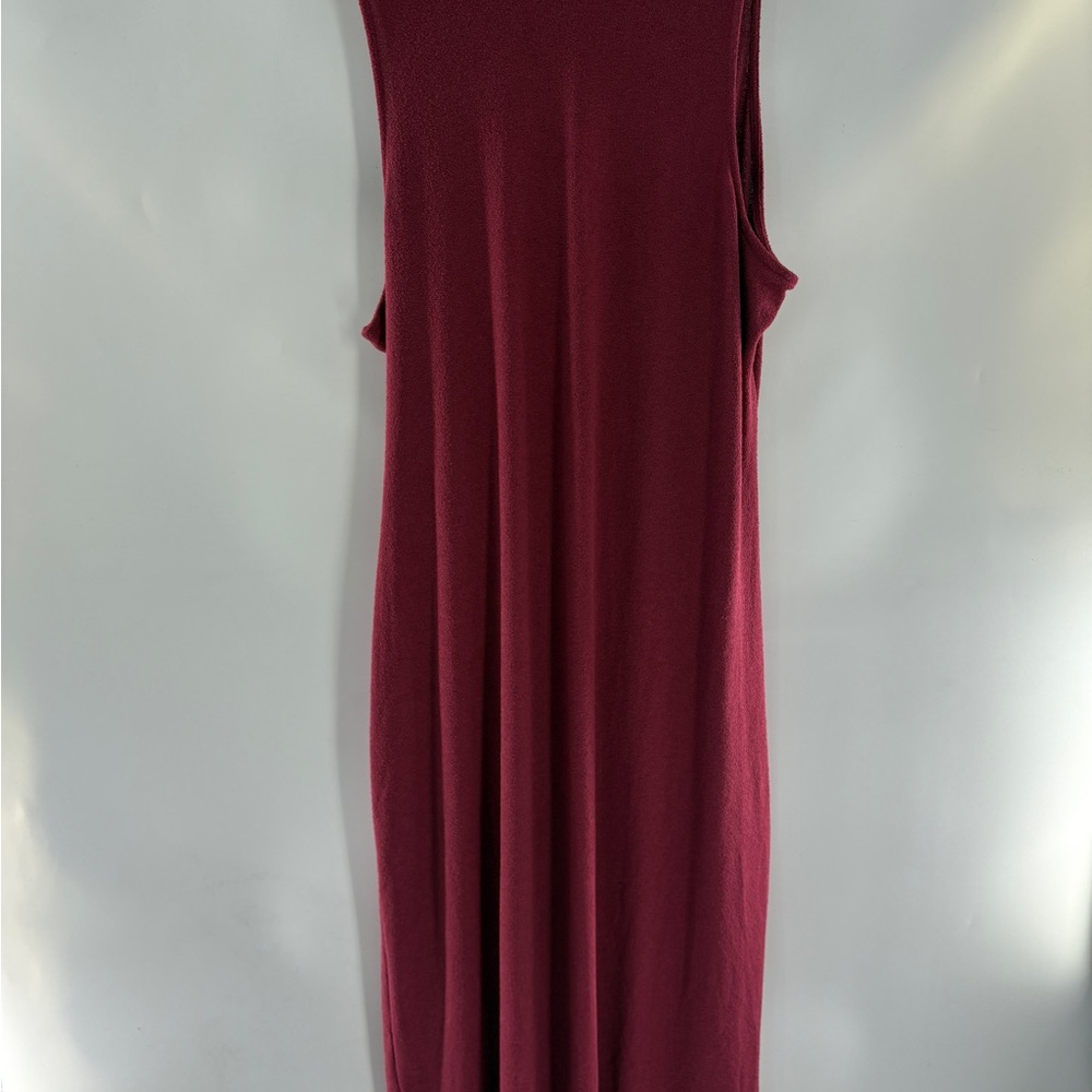 Ava & Viv Sleeveless Midi Dress in Rich Pink - Picture 5 of 8